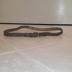 Genuine Leather Gray Belt
